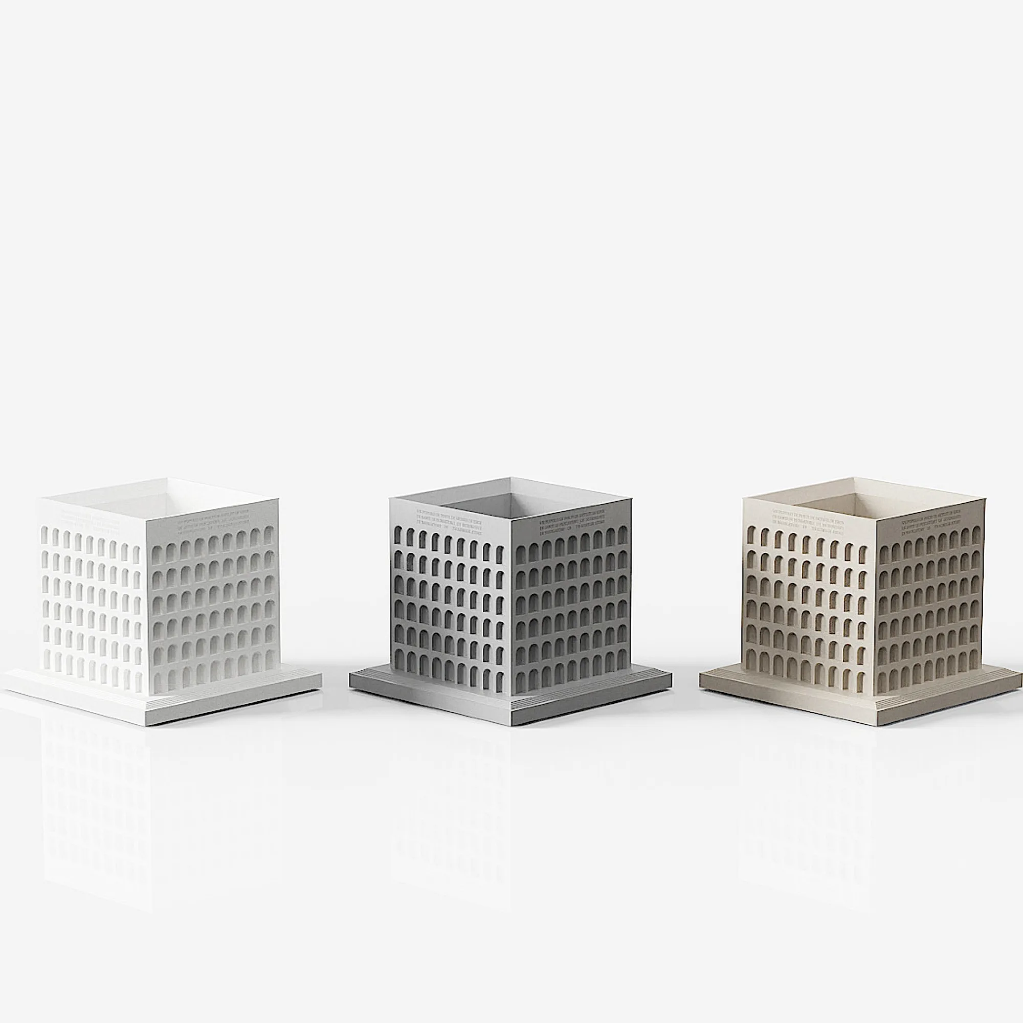 Italian Civilization Palace Concrete Pen Holder thumbnail 3