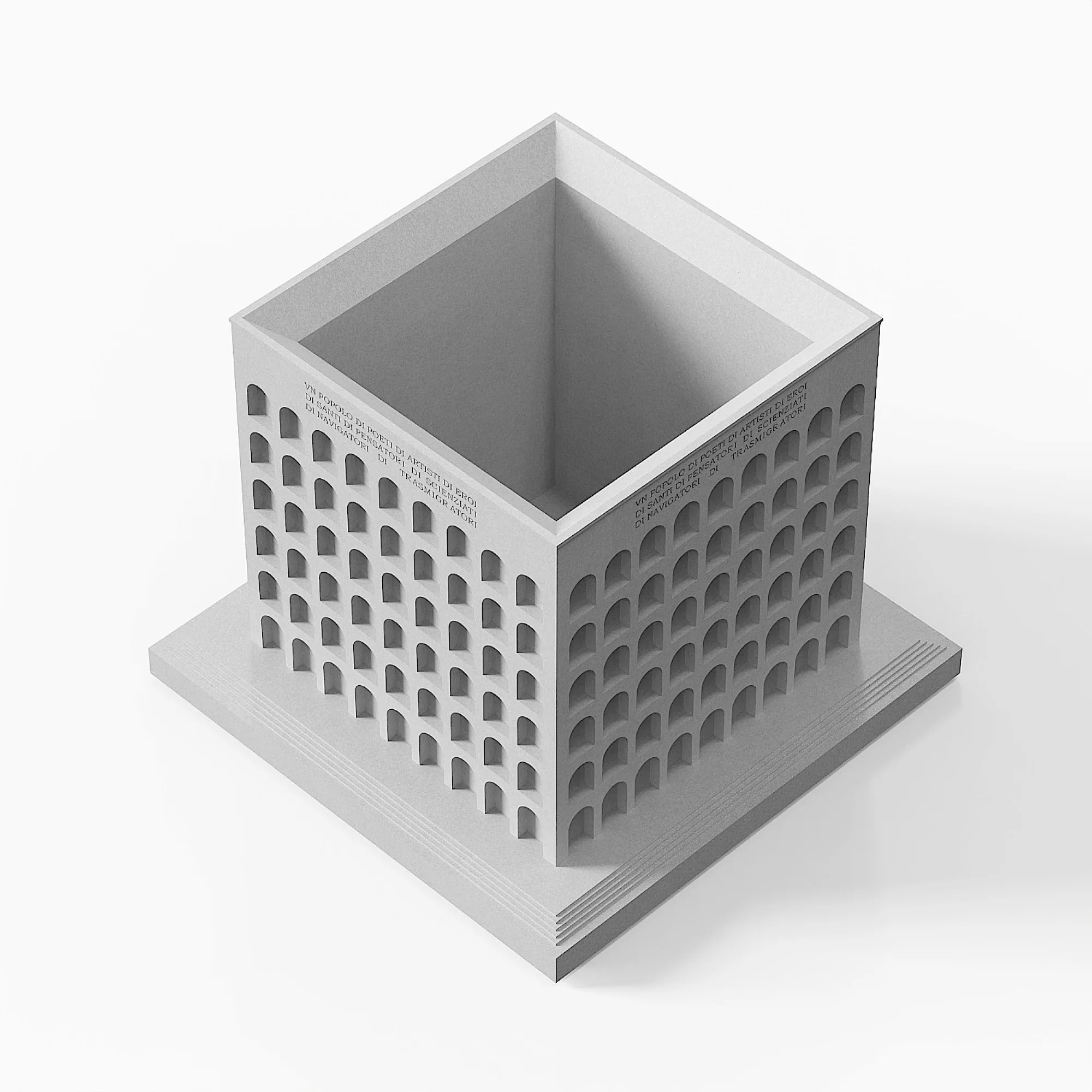 Italian Civilization Palace Concrete Pen Holder thumbnail 7