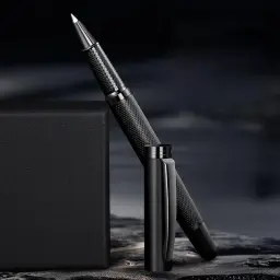 Metal Rollerball Pen with Wave and Dragon Scale Patterns thumbnail 4