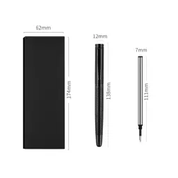 Metal Rollerball Pen with Wave and Dragon Scale Patterns thumbnail 5