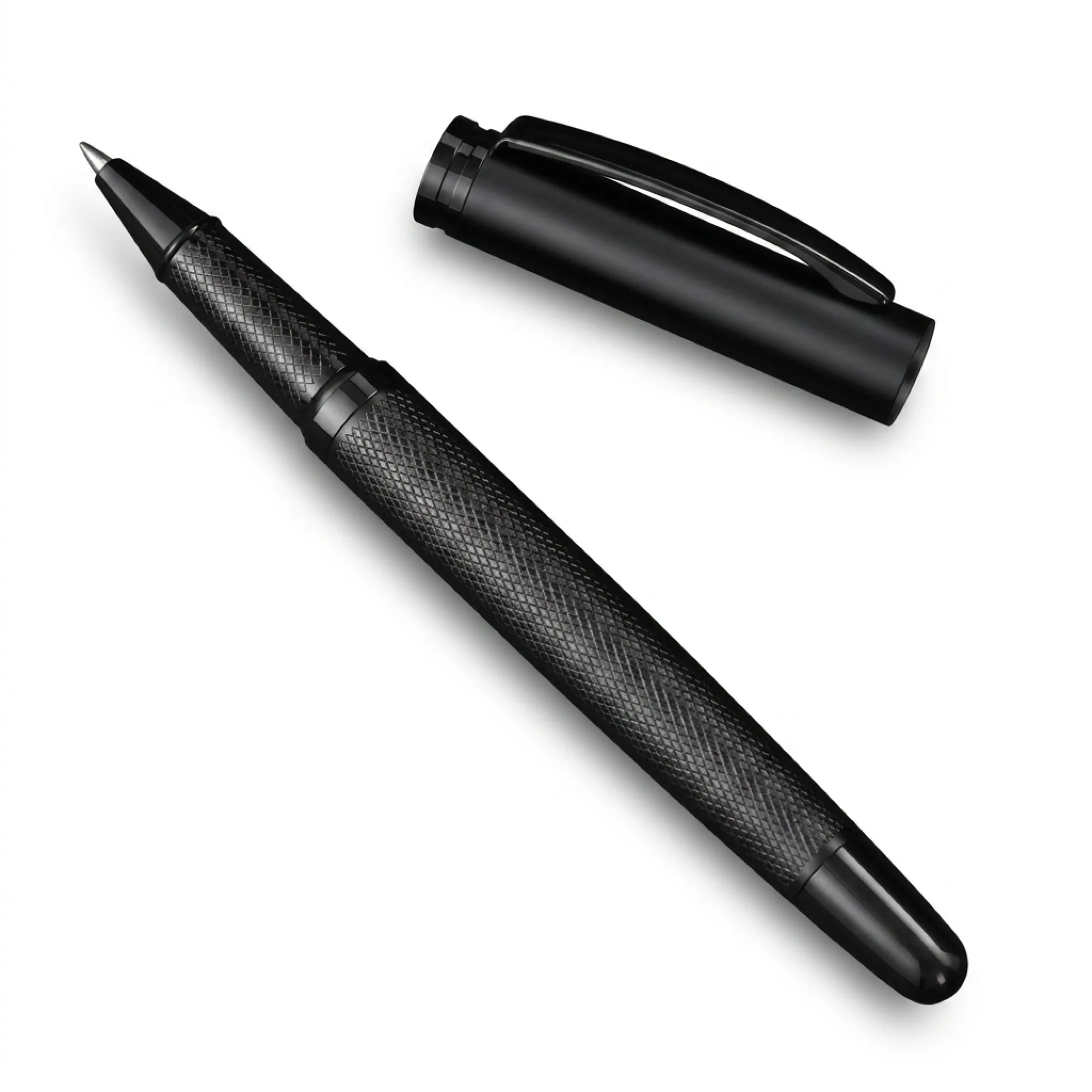 Metal Rollerball Pen with Wave and Dragon Scale Patterns thumbnail 2