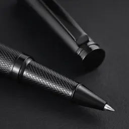 Metal Rollerball Pen with Wave and Dragon Scale Patterns thumbnail 7