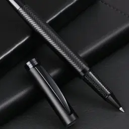Metal Rollerball Pen with Wave and Dragon Scale Patterns thumbnail 3