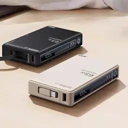 Remax RPP-87 20000mAh 65W Two-Way Fast Charging Power Bank with Retractable Cable thumbnail 4