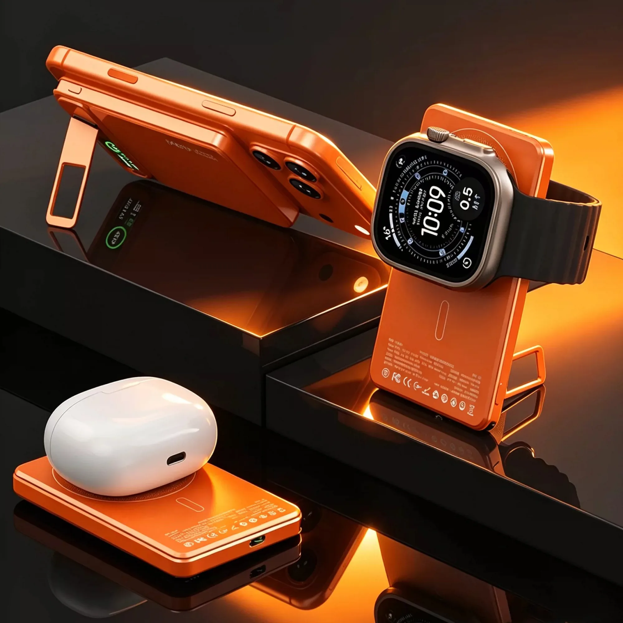 Magnetic Wireless Charging Power Bank with Smart Display thumbnail 3
