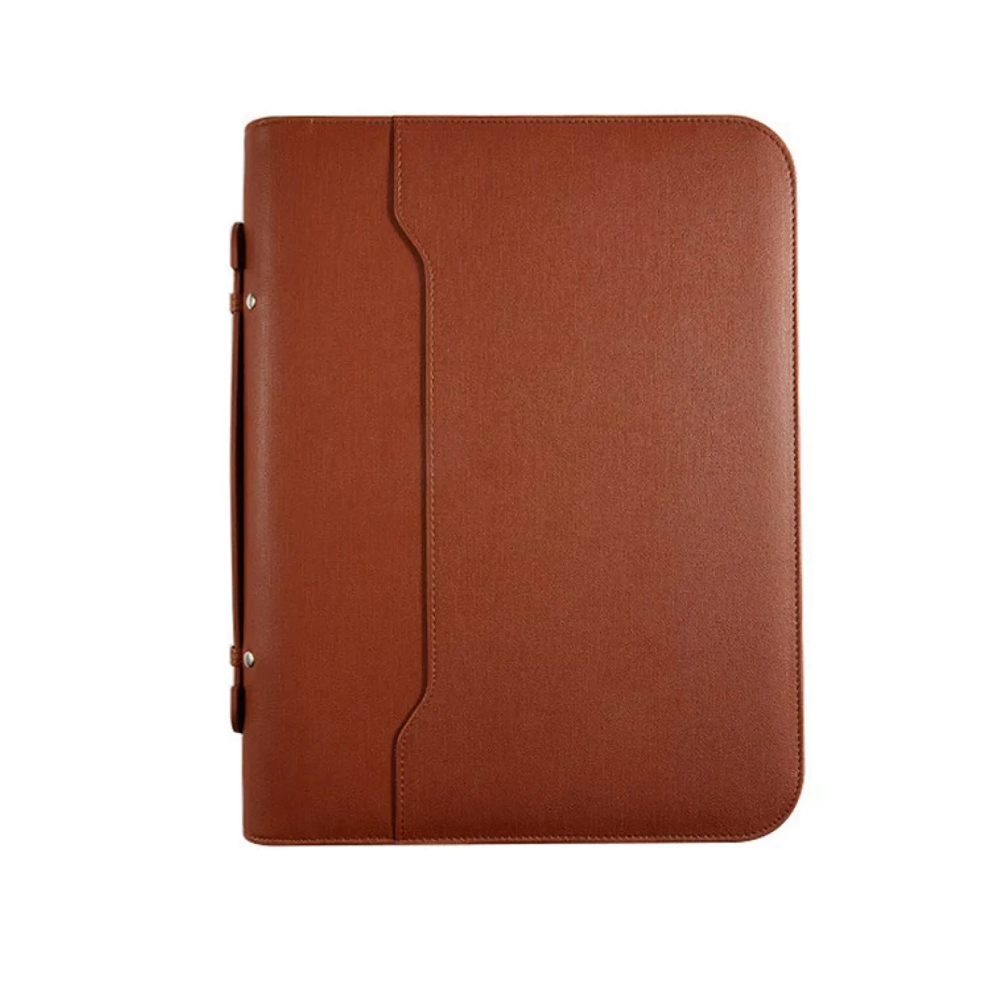 A4 PU Leather Zippered Business Document Folder with Handle thumbnail 5