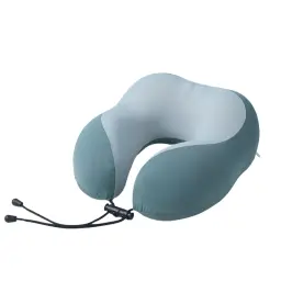 U-Shaped Memory Foam Neck Pillow with Removable Cover thumbnail 9