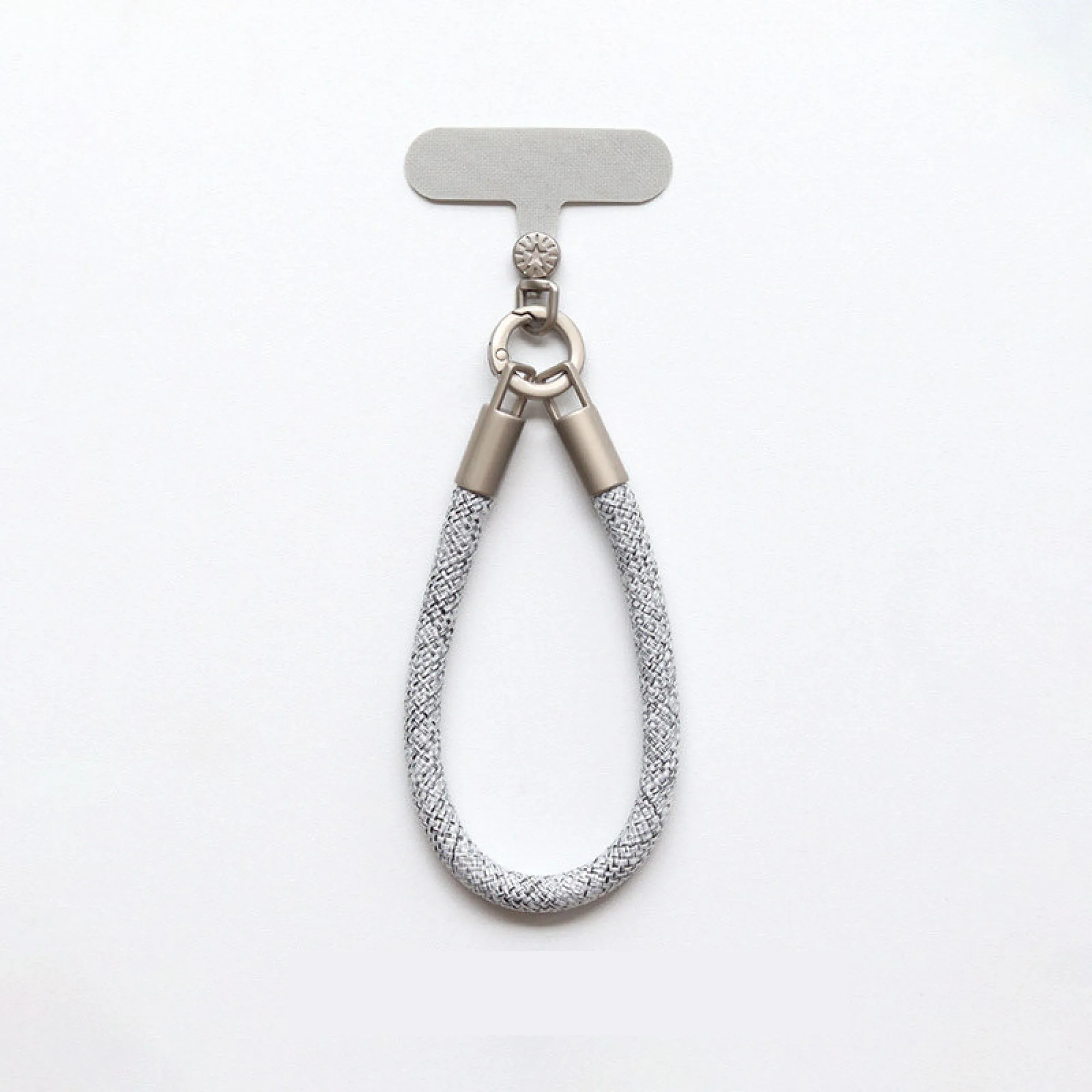 Woven Polyester Wrist Strap with Zinc Alloy Hardware for Phone Cases and Keychains thumbnail 6