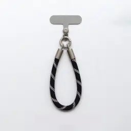 Woven Polyester Wrist Strap with Zinc Alloy Hardware for Phone Cases and Keychains thumbnail 16