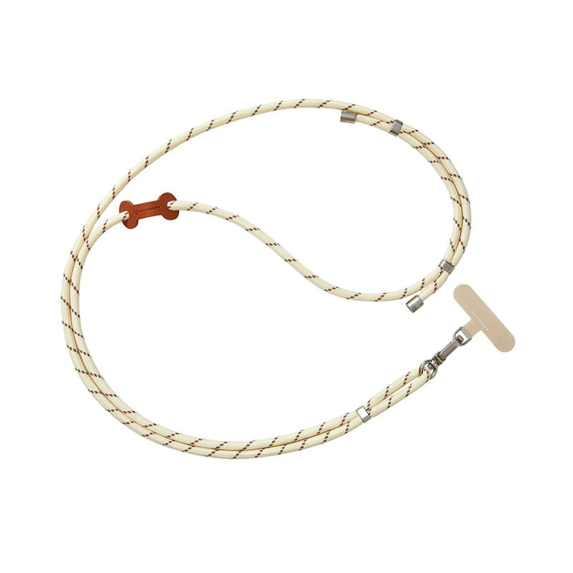 Adjustable Phone Lanyard Strap with Metal Hardware and T-shaped Tether Patch thumbnail 6