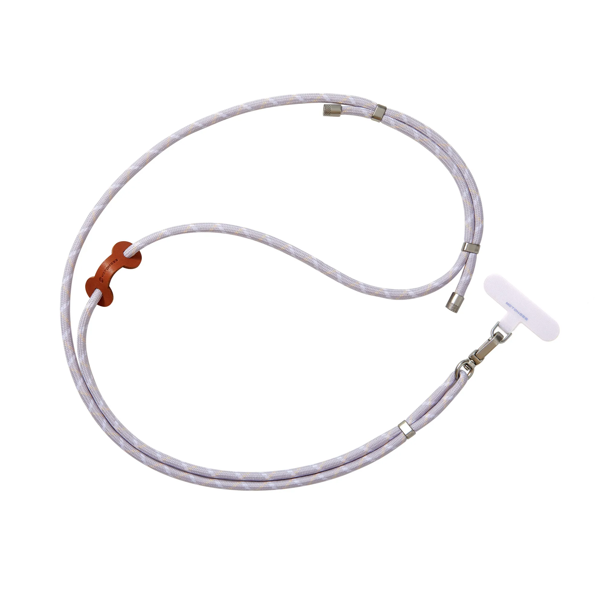 Adjustable Phone Lanyard Strap with Metal Hardware and T-shaped Tether Patch thumbnail 8