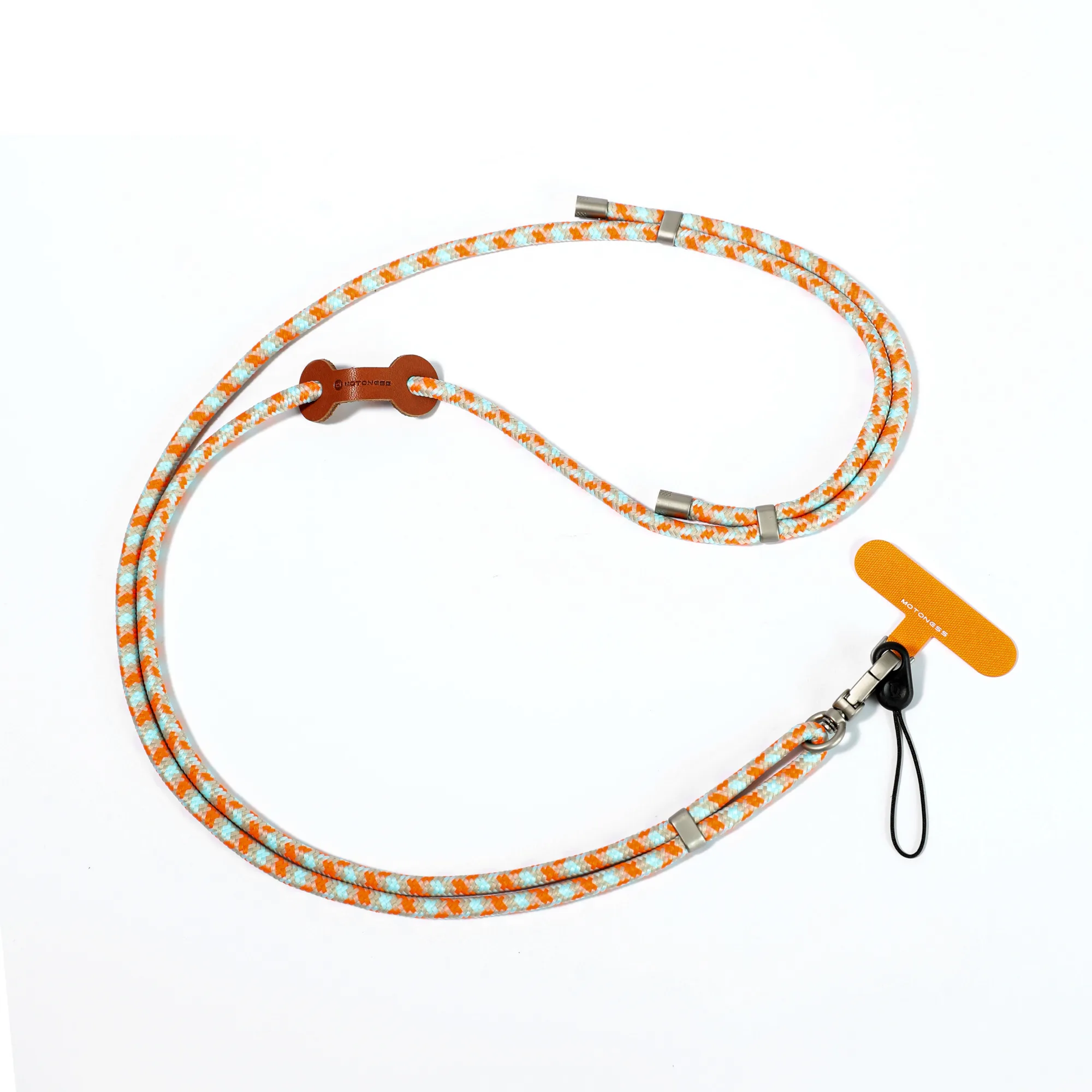 Adjustable Phone Lanyard Strap with Metal Hardware and T-shaped Tether Patch thumbnail 32