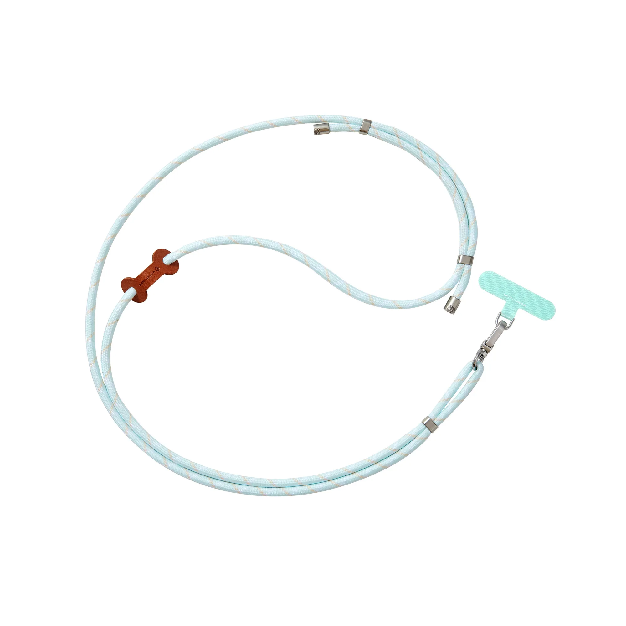 Adjustable Phone Lanyard Strap with Metal Hardware and T-shaped Tether Patch thumbnail 52