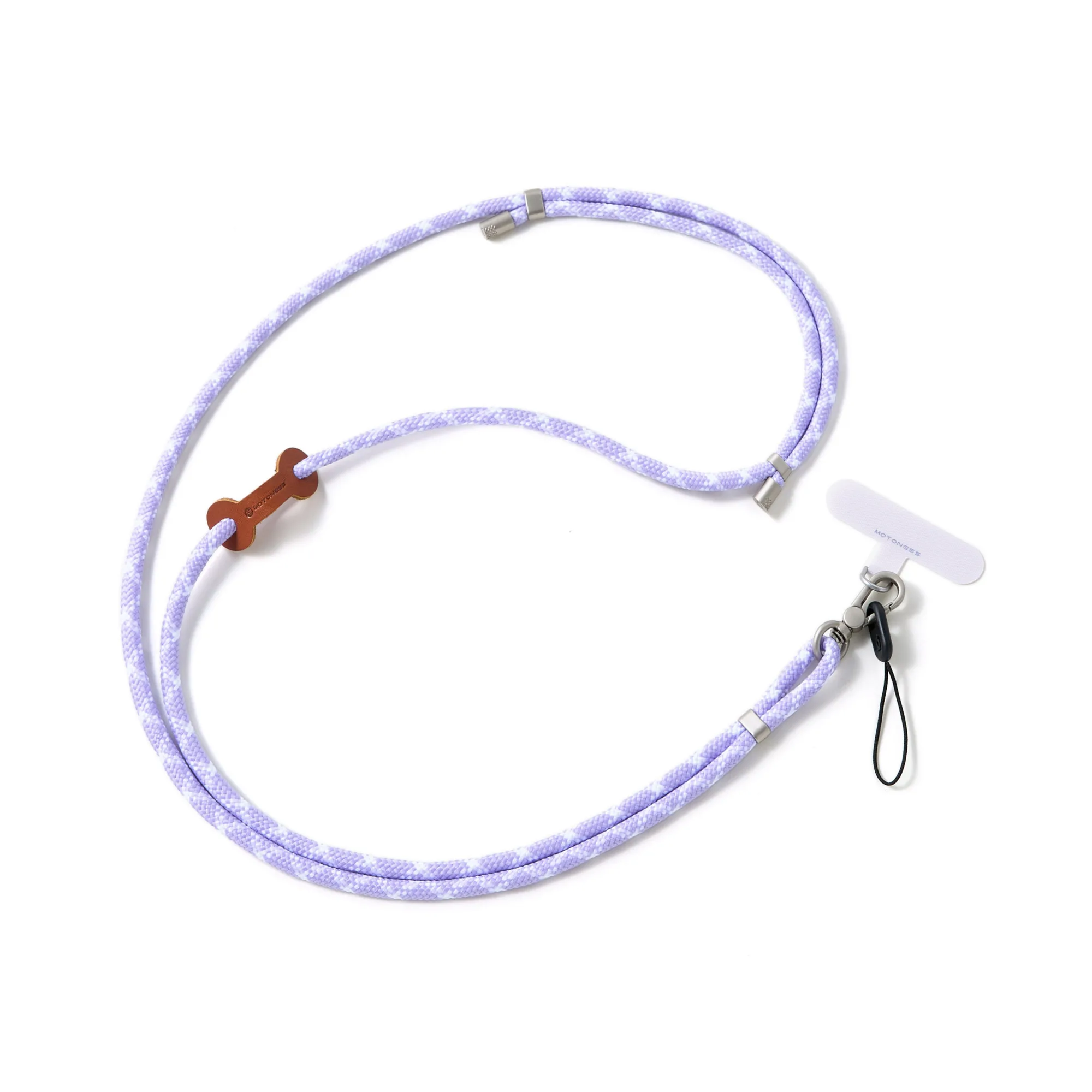 Adjustable Phone Lanyard Strap with Metal Hardware and T-shaped Tether Patch thumbnail 26