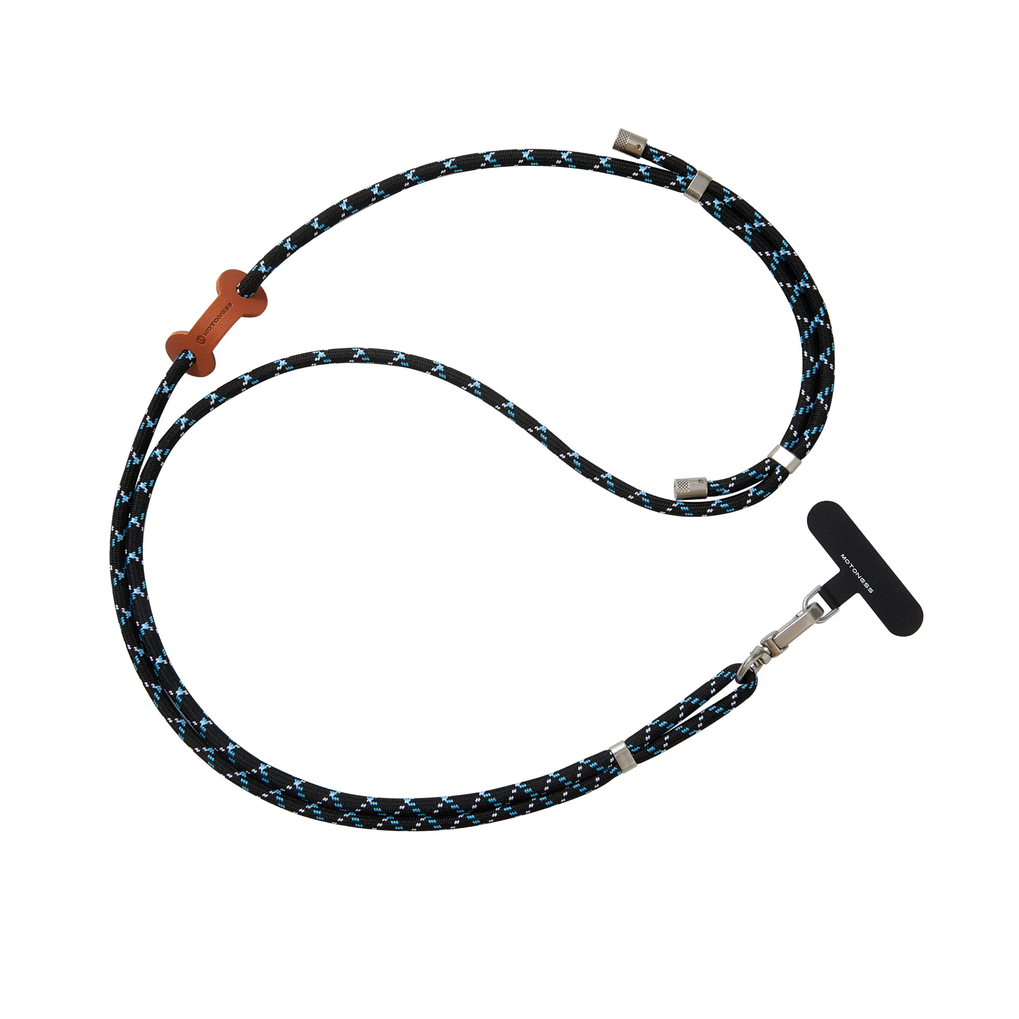 Adjustable Phone Lanyard Strap with Metal Hardware and T-shaped Tether Patch thumbnail 29