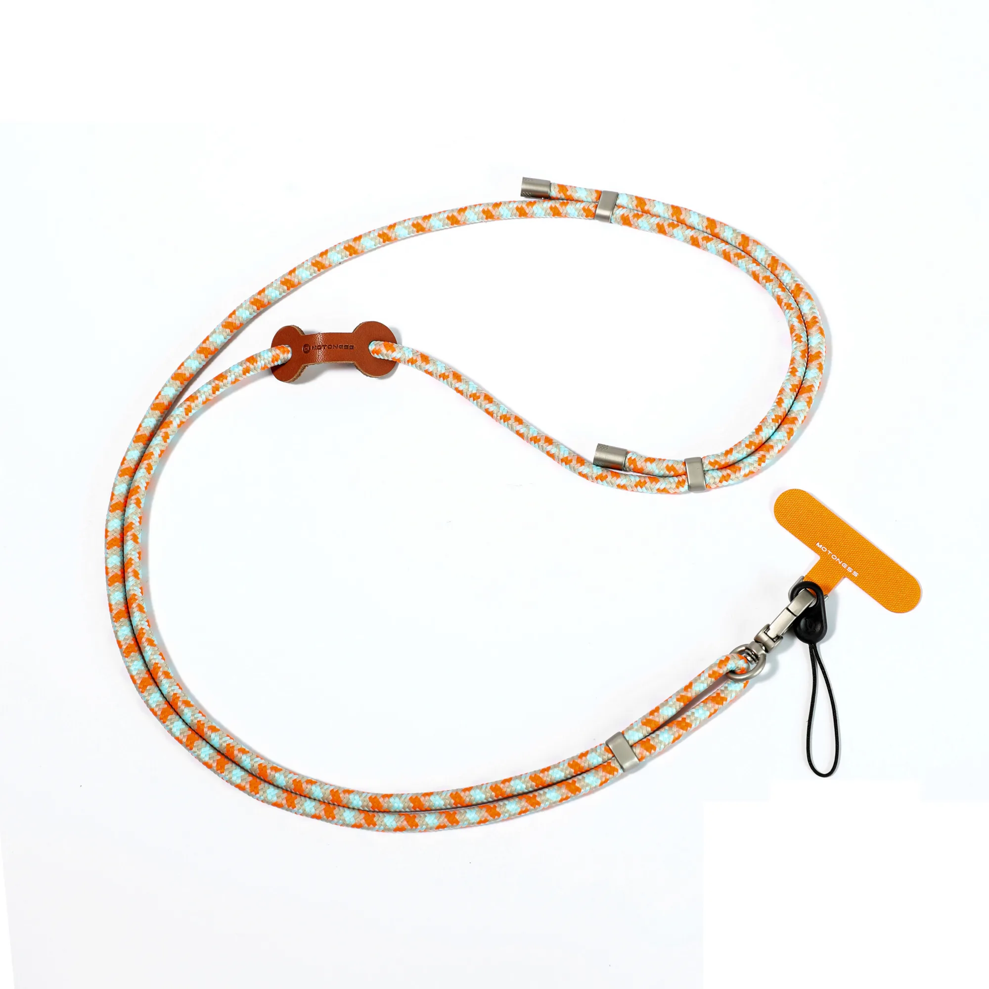 Adjustable Phone Lanyard Strap with Metal Hardware and T-shaped Tether Patch thumbnail 51