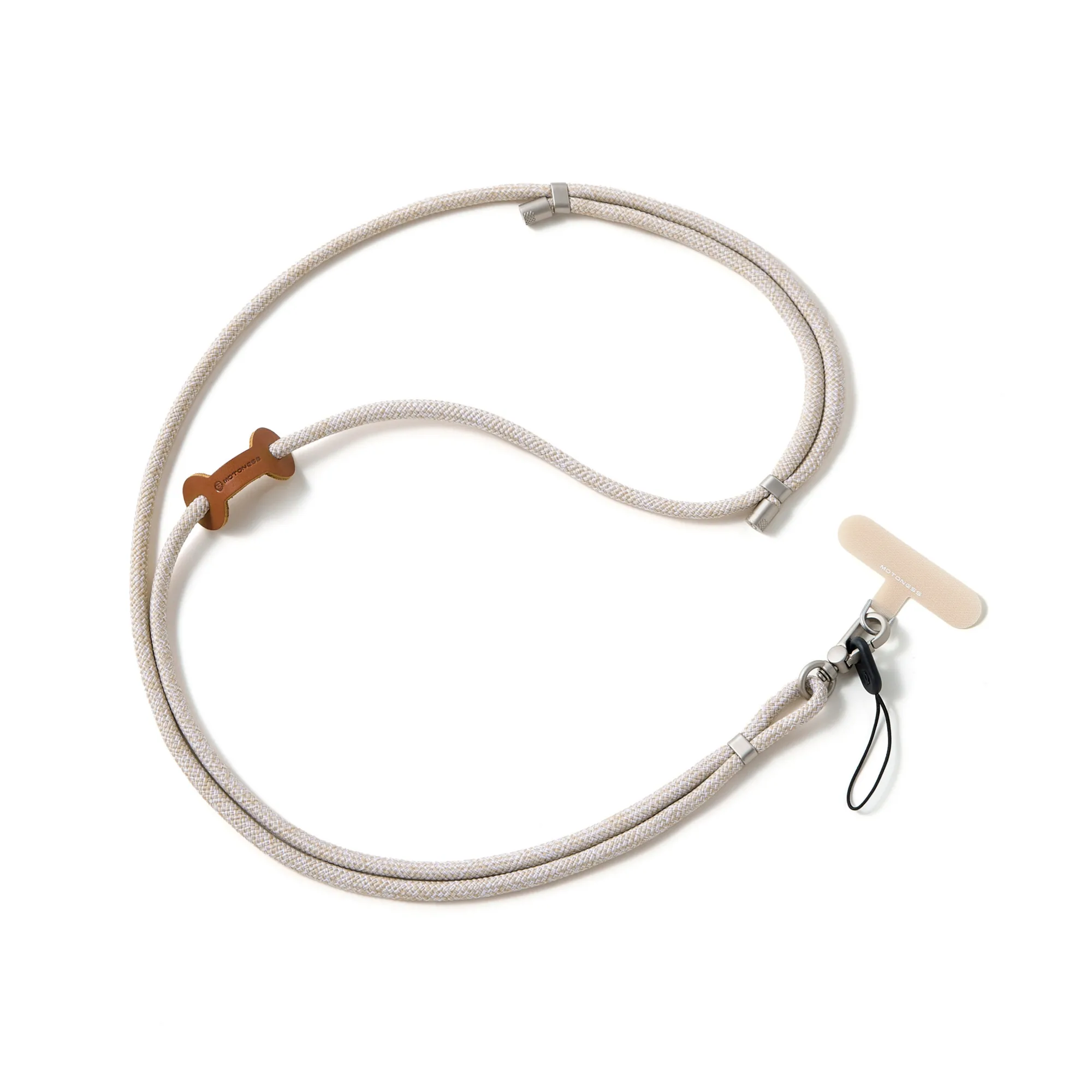 Adjustable Phone Lanyard Strap with Metal Hardware and T-shaped Tether Patch thumbnail 12