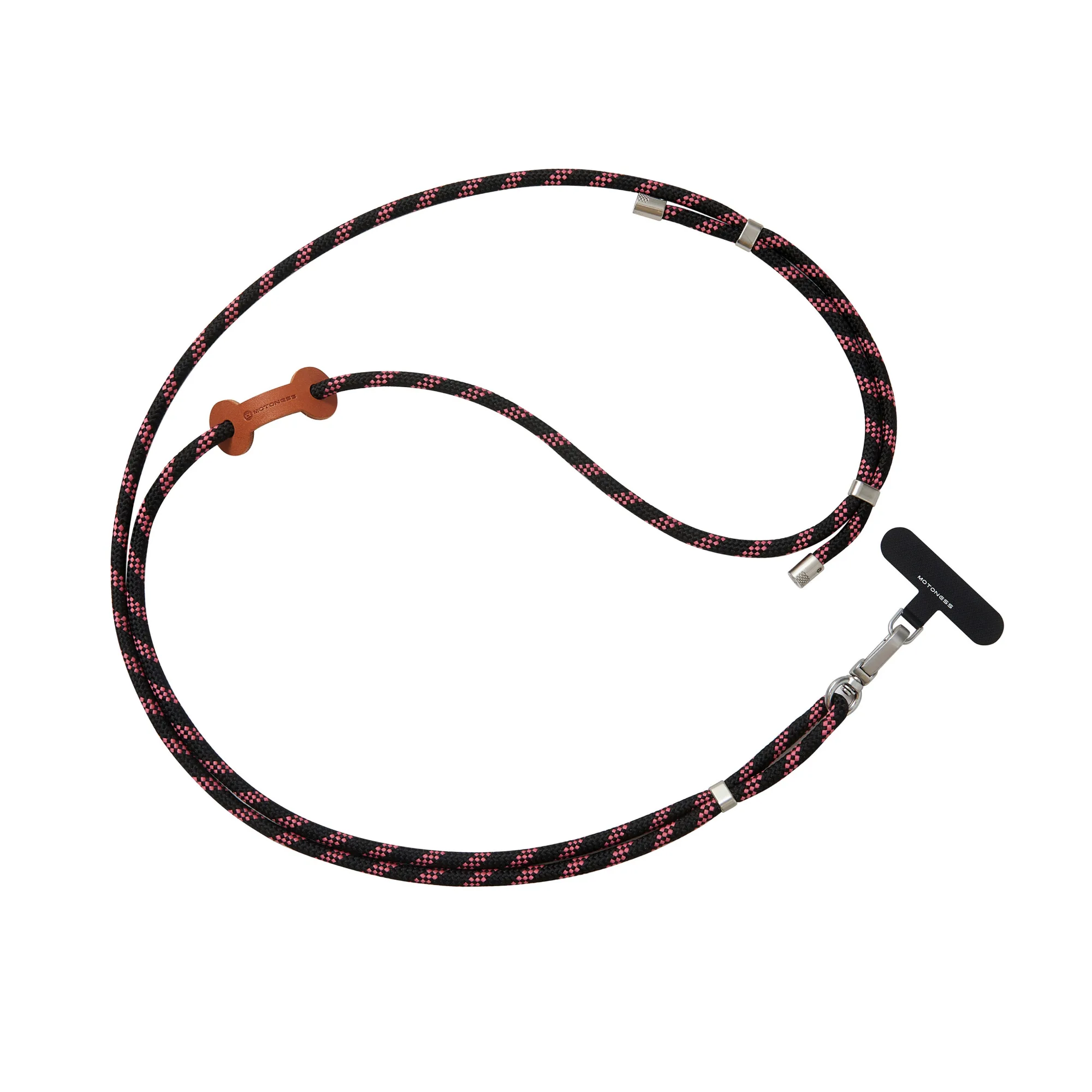Adjustable Phone Lanyard Strap with Metal Hardware and T-shaped Tether Patch thumbnail 13