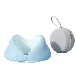 U-Shaped Neck Pillow with Memory Foam and Ice Silk Cover thumbnail 10