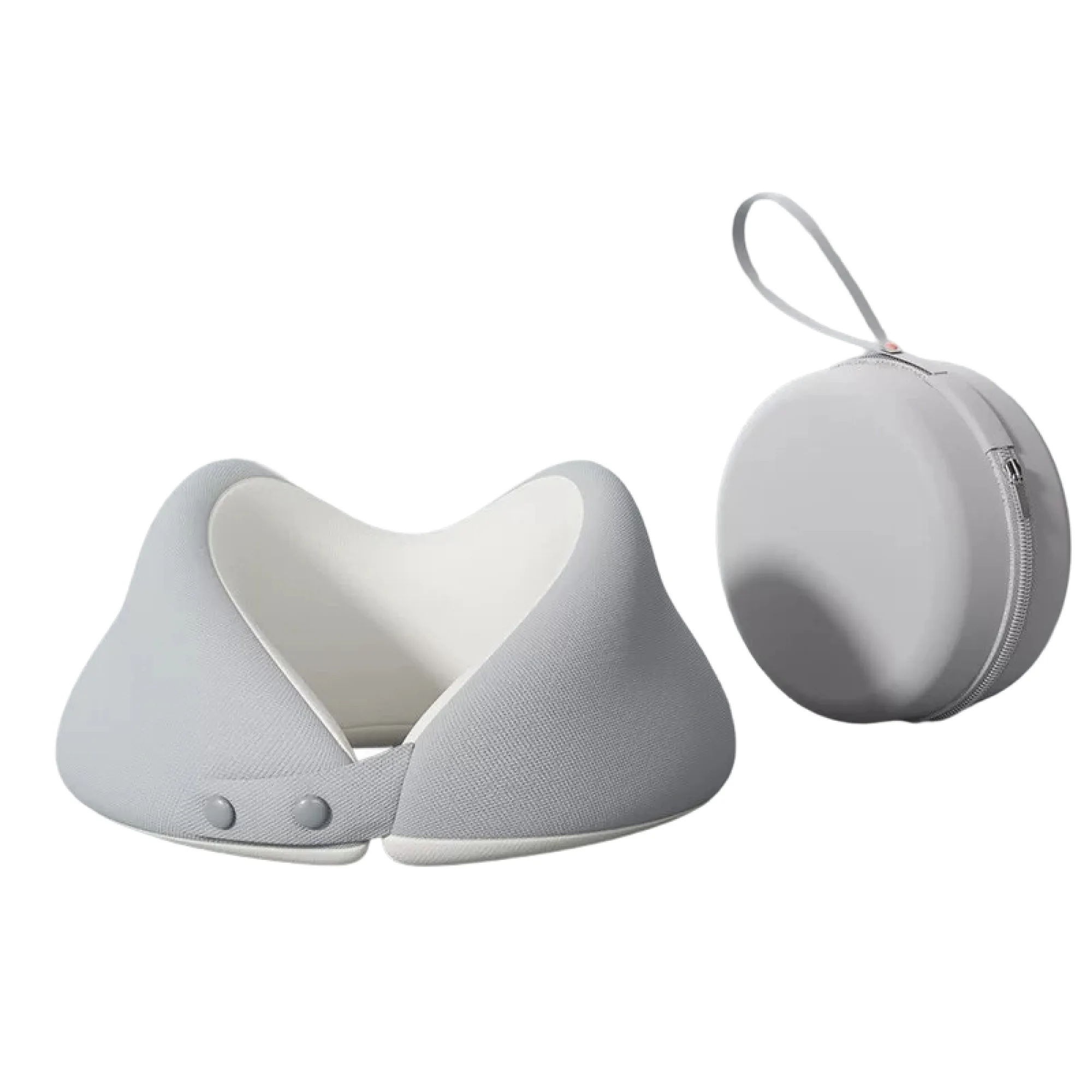 U-Shaped Neck Pillow with Memory Foam and Ice Silk Cover thumbnail 9