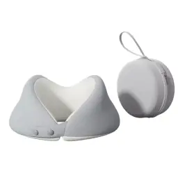 U-Shaped Neck Pillow with Memory Foam and Ice Silk Cover thumbnail 9
