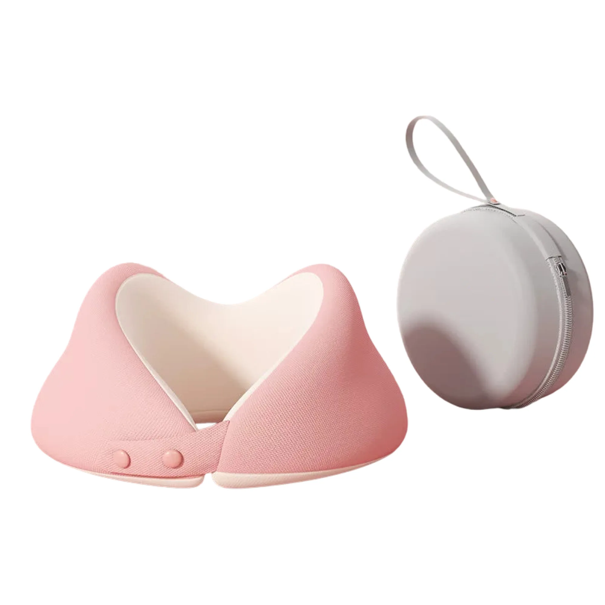 U-Shaped Neck Pillow with Memory Foam and Ice Silk Cover thumbnail 11