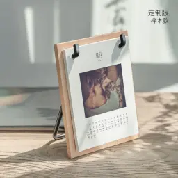 Wooden Desk Calendar with Iron Frame thumbnail 9