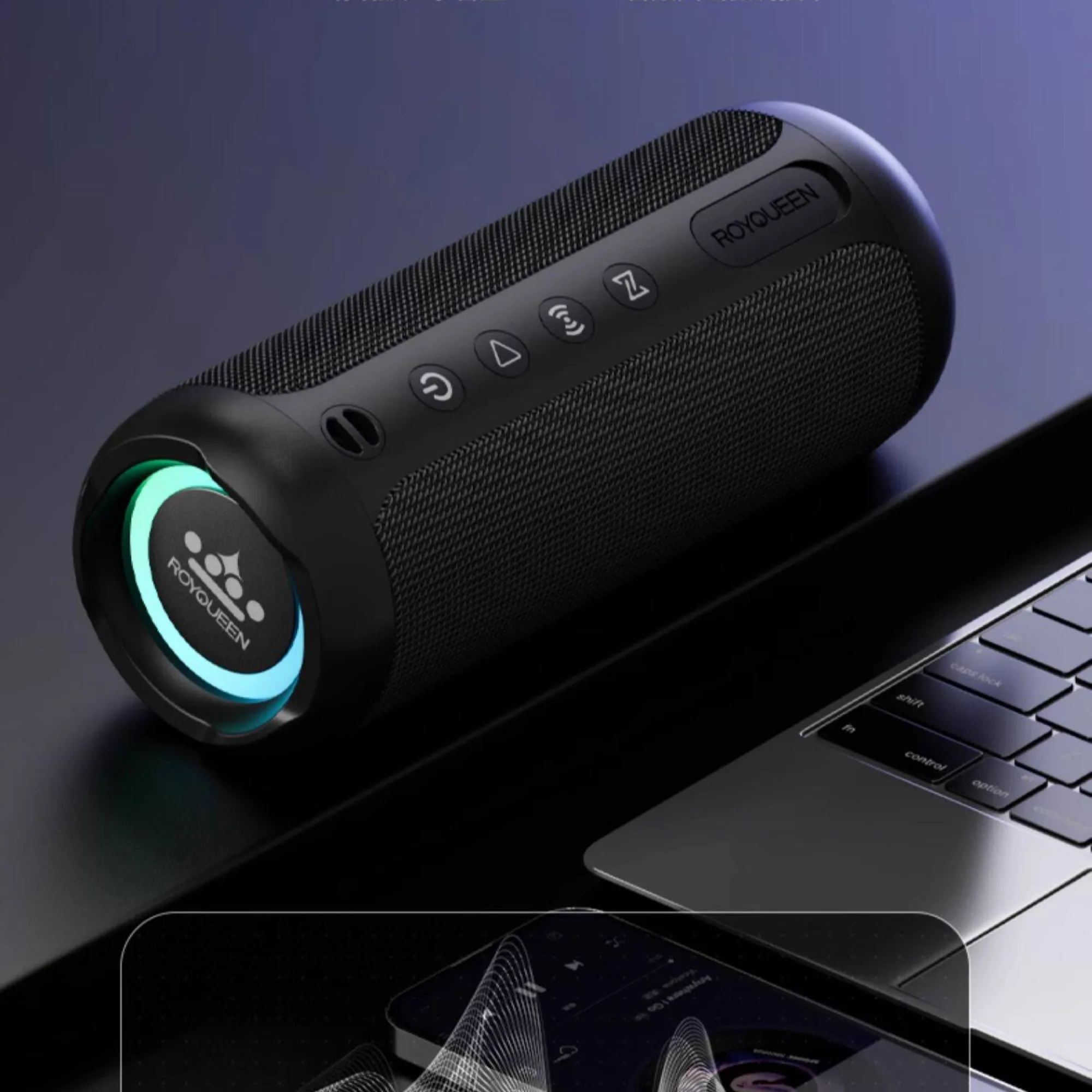 Portable Wireless Bluetooth Speaker with IPX7 Waterproofing and 40W Output thumbnail 2