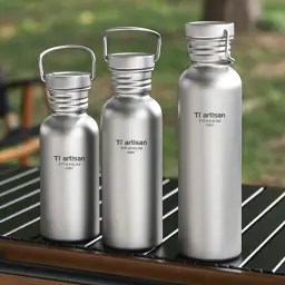 Pure Titanium Outdoor Sports Water Bottle thumbnail 3