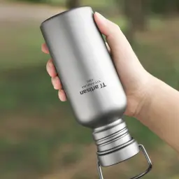 Pure Titanium Outdoor Sports Water Bottle thumbnail 4