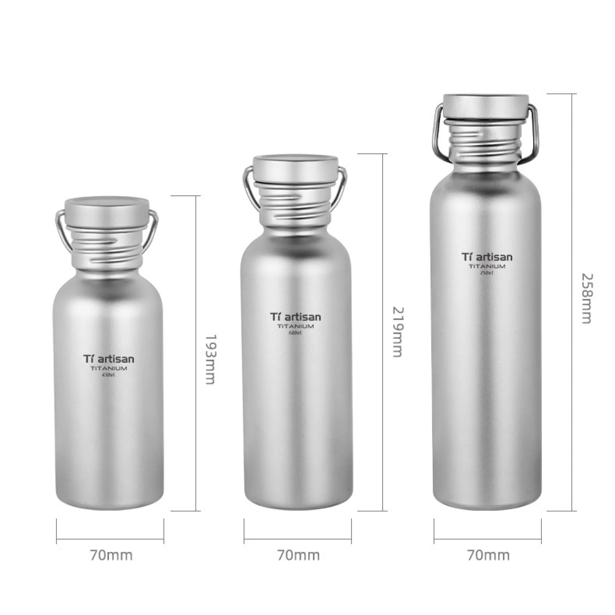 Pure Titanium Outdoor Sports Water Bottle thumbnail 11