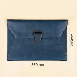 A4 PU Leather Document Bag with Buckle Closure thumbnail 6