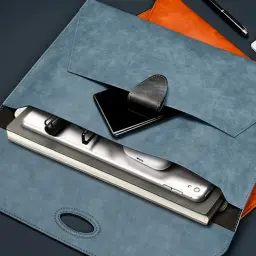 A4 PU Leather Document Bag with Buckle Closure thumbnail 3