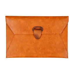 A4 PU Leather Document Bag with Buckle Closure thumbnail 1