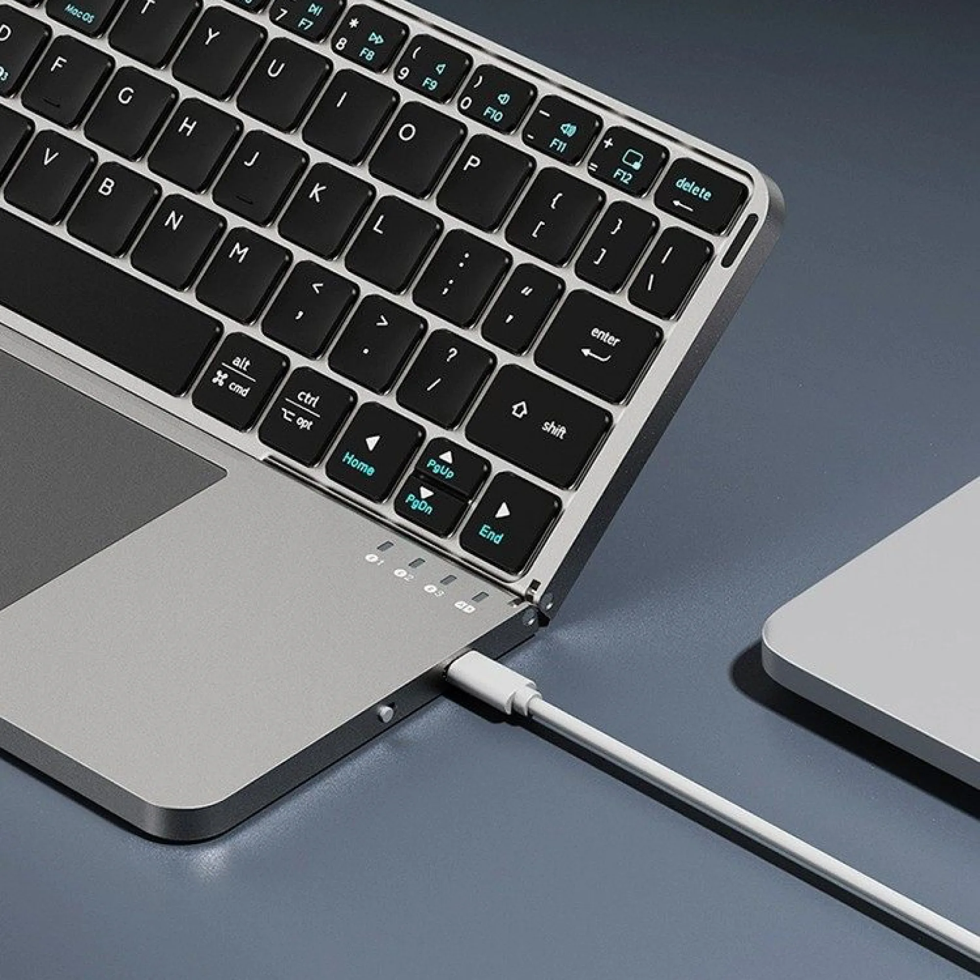 Foldable Bluetooth Tablet Keyboard with Touchpad thumbnail 8