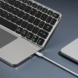 Foldable Bluetooth Tablet Keyboard with Touchpad thumbnail 8