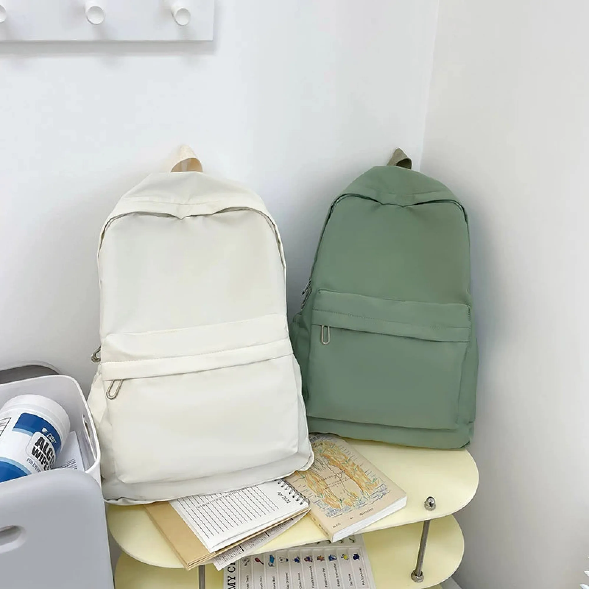 Lightweight Foldable Nylon Backpack with Laptop Sleeve thumbnail 4