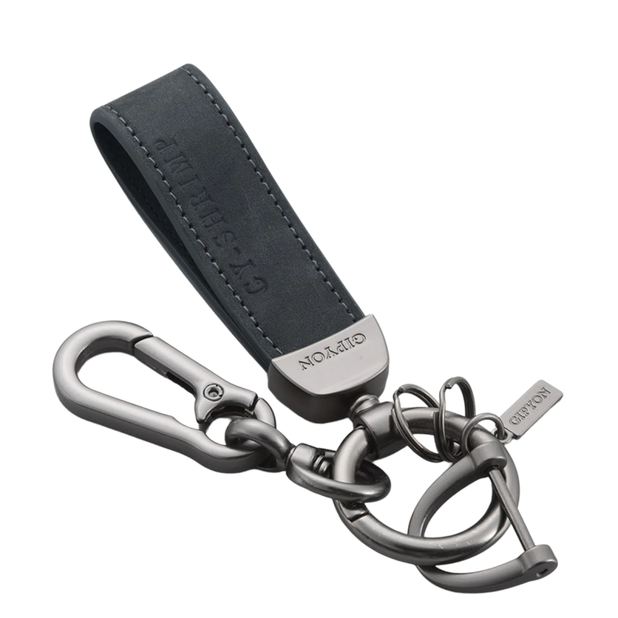 Leather Keychain with Zinc Alloy Key Ring thumbnail 7