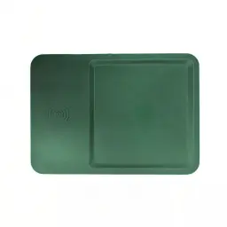 PU Leather Wireless Charging Desk Organizer with 15W Output thumbnail 5