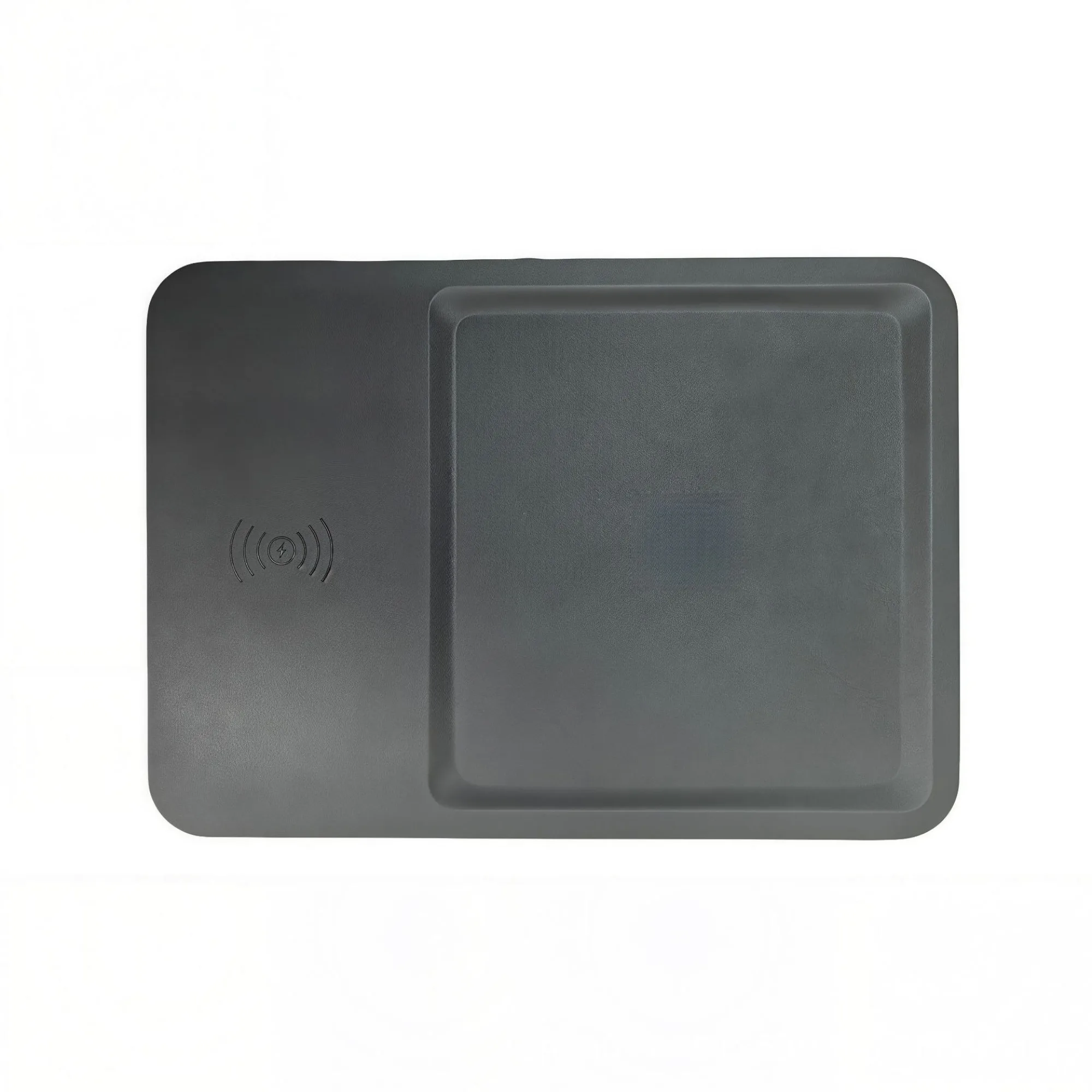 PU Leather Wireless Charging Desk Organizer with 15W Output thumbnail 4