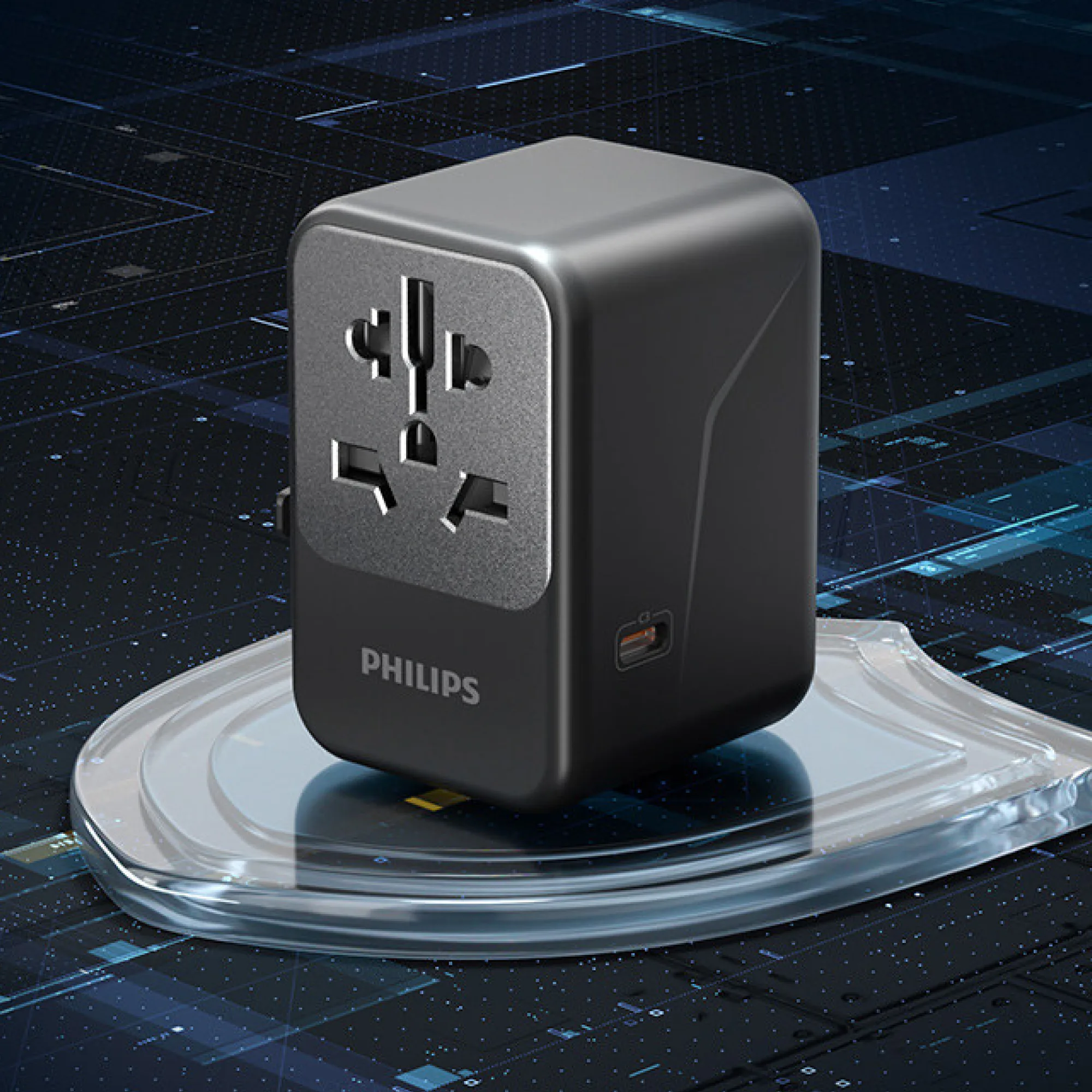 Philips SPB1014 Multi-Standard Travel Adapter with USB Charging thumbnail 5