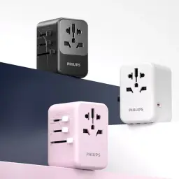 Philips SPB1014 Multi-Standard Travel Adapter with USB Charging thumbnail 2