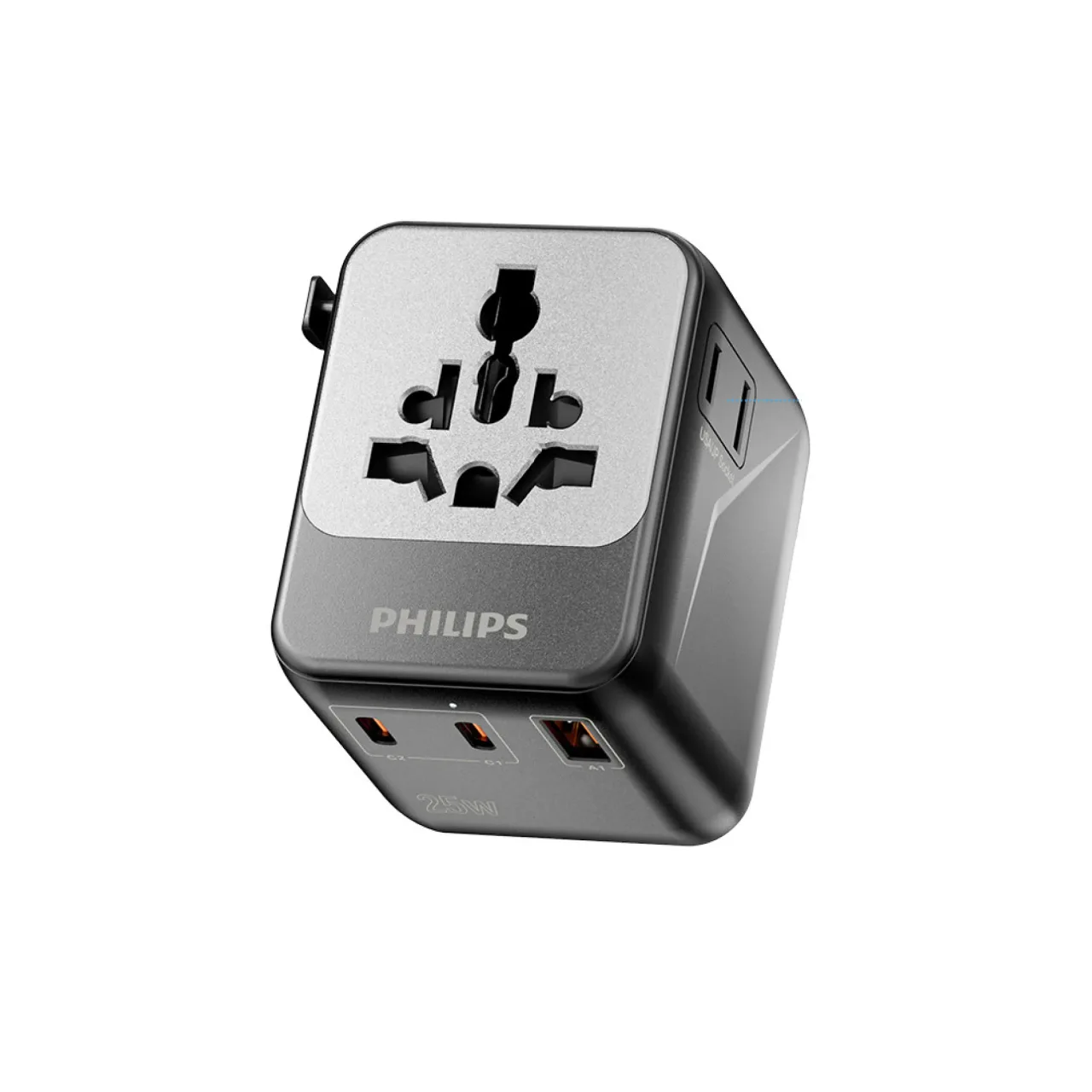 Philips SPB1014 Multi-Standard Travel Adapter with USB Charging — alternate view 1
