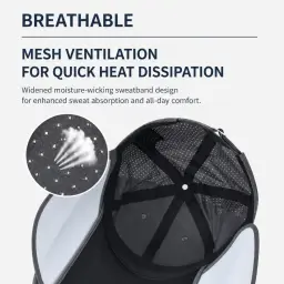 Adjustable Wide-Brim Quick-Dry Sun Hat thumbnail 2