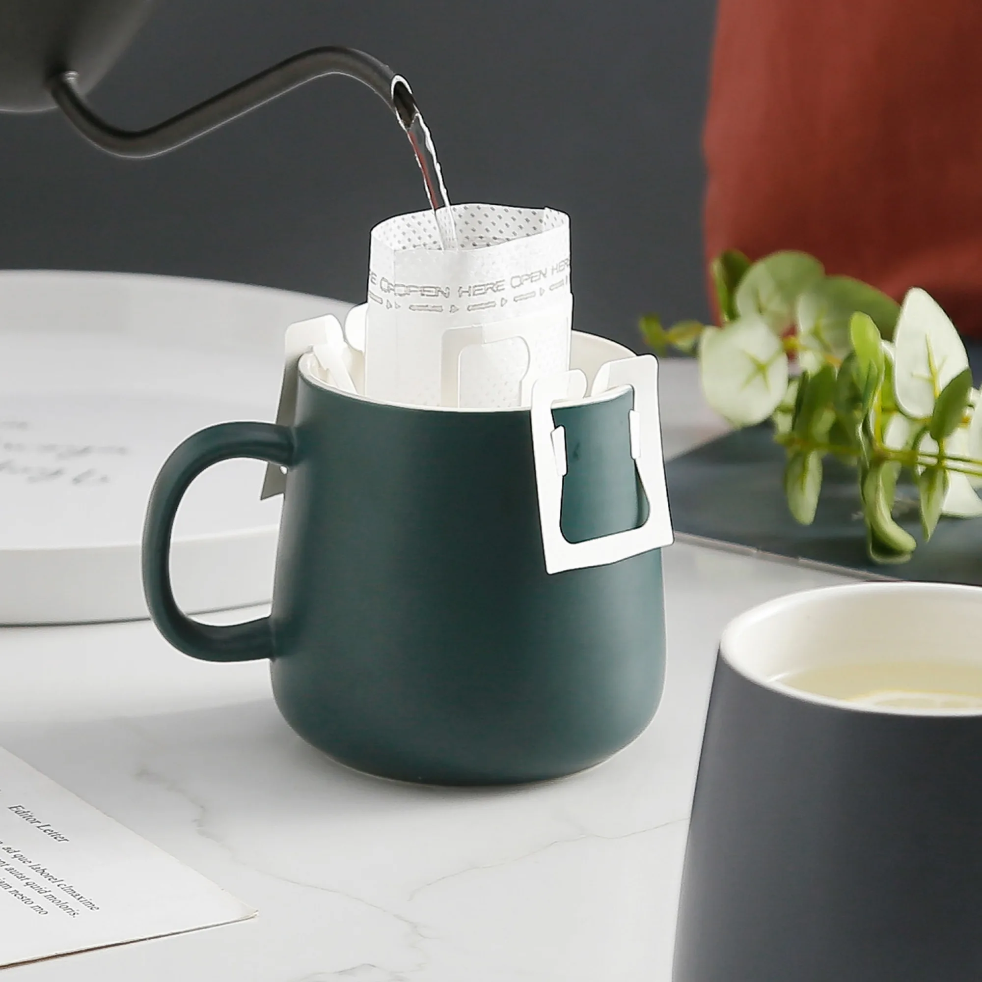 Ceramic Mug with Lid and Spoon Options thumbnail 5