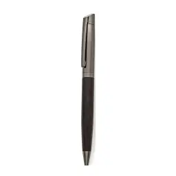 Wooden Barrel Rollerball Pen with Metal Clip thumbnail 4