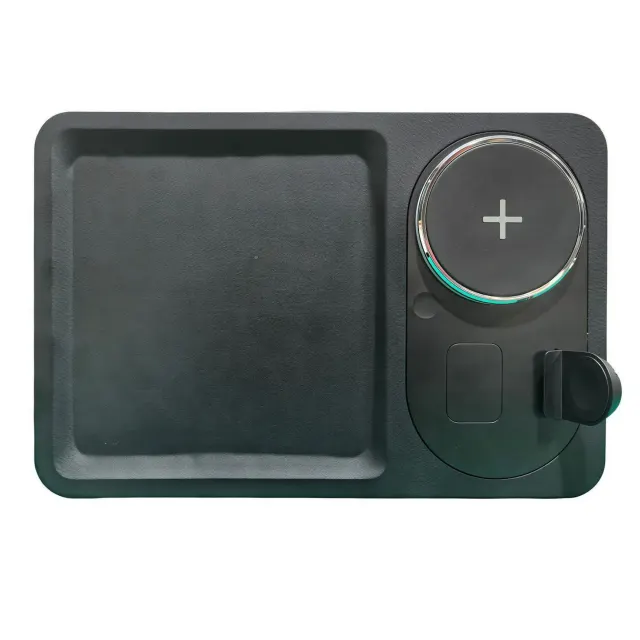 4-in-1 15W Wireless Charging Tray with Storage