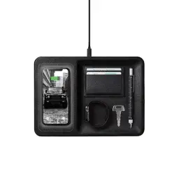 Desktop Storage Tray with 15W Wireless Charging thumbnail 2