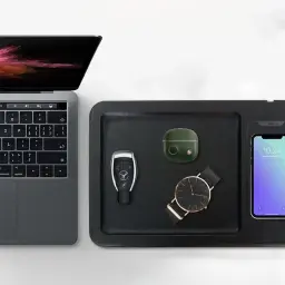 Desktop Storage Tray with 15W Wireless Charging thumbnail 4