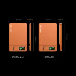 Magnetic Wireless Power Bank with Built-in Cable and Stand thumbnail 6